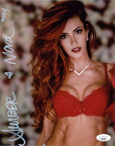 Highspots - Amber Nova "Red Top" Hand Signed 8x10 *inc COA*