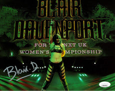 Highspots - Blair Davenport "Entrance Pose" Hand Signed 8x10 *inc COA*