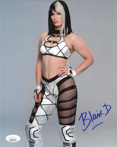 Highspots - Blair Davenport "White Gear Promo Pose" Hand Signed 8x10 *inc COA*