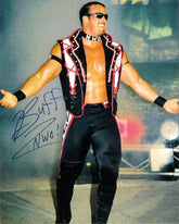 Highspots - Buff Bagwell "Arms Wide" Hand Signed 8x10 Photo *inc COA*