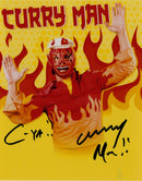 Highspots - Christopher Daniels "Curry Man" Hand Signed Metallic 8x10 *inc COA*