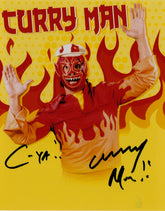 Highspots - Christopher Daniels "Curry Man" Hand Signed Metallic 8x10 *inc COA*