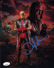 Highspots - Dustin Rhodes "Collage" Hand Signed Metallic 8x10 *inc COA*