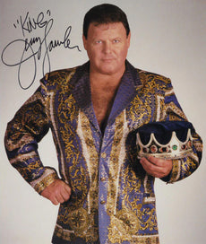 Highspots - Jerry The King Lawler "Promo Pose" Hand Signed 8x10 *inc COA*