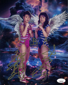 Highspots - Jumping Bomb Angels "Wings" Hand Signed Metallic 8x10 *inc COA*