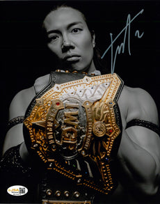 Highspots - Konosuke Takeshita "IWGP Champion" Hand Signed Metallic 8x10 *inc COA*