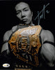 Highspots - Konosuke Takeshita "IWGP Champion" Hand Signed Metallic 8x10 *inc COA*