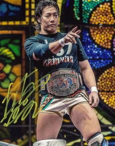 Highspots - Konosuke Takeshita "Pointing Pose" Hand Signed 8x10 Photo *inc COA*