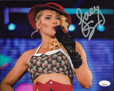 Highspots - Lacey Evans "On The Mic" Hand Signed 8x10 *inc COA*