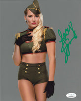 Highspots - Lacey Evans "Stand At Attention" Hand Signed 8x10 *inc COA*