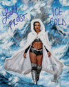 Highspots - Lady Frost "Ice Cold" Hand Signed Metallic 8x10 *inc COA*