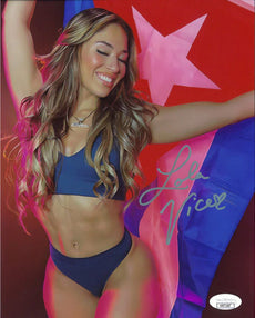 Highspots - Lola Vice "Flag Pose" Hand Signed 8x10" *inc COA*