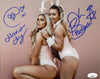 Highspots - Mariah May & Xia Brookside Dual Signed Hand Signed 8x10 *inc COA*