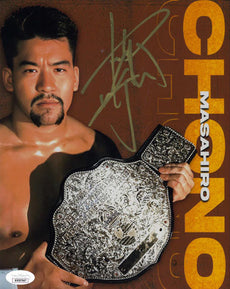 Highspots - Masahiro Chono "World Champion" Hand Signed 8x10 *inc COA*