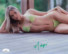 Highspots - Maxxine Dupri "Laying Pose" Metallic Hand Signed 8x10 *inc COA*