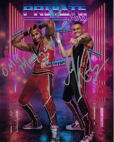 Highspots - Private Party "Neon" Hand Signed Metallic 8x10 *inc COA*