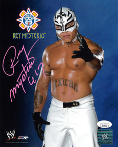 Highspots - Rey Mysterio "Logo Promo" Hand Signed 8x10 *inc COA*