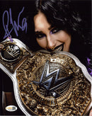 Highspots - Rhea Ripley "Biting The Belt" Hand Signed 8x10 *inc COA*