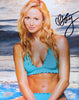 Highspots - Stacy Keibler "Blue Bikini" Hand Signed Metallic 8x10 *inc COA*
