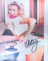 Highspots - Stacy Keibler "Lollipop" Hand Signed Metallic 8x10 *inc COA*