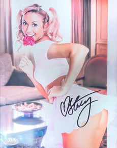 Highspots - Stacy Keibler "Lollipop" Hand Signed Metallic 8x10 *inc COA*