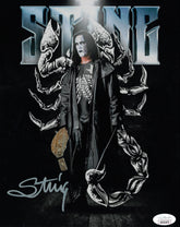 Highspots - Sting "Scorpion" Hand Signed Metallic 8x10 *inc COA*