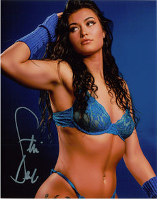 Highspots - Stori Denali "Blue Bikini" Hand Signed 8x10 Photo *inc COA*