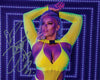 Highspots - Taya Valkyrie "Neon" Hand Signed 8x10 Photo *inc COA*