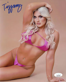 Highspots - Tiffany Stratton "Pink Bikini" Hand Signed 8x10 *inc COA*