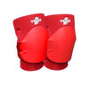 Trace Knee Pads in Scarlet Red for Professional Wrestling Gear Attire or Training Wear