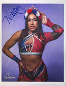 NWA : National Wrestling Alliance - Tiffany Nieves "Promo Pose" Hand Signed 11x8.5