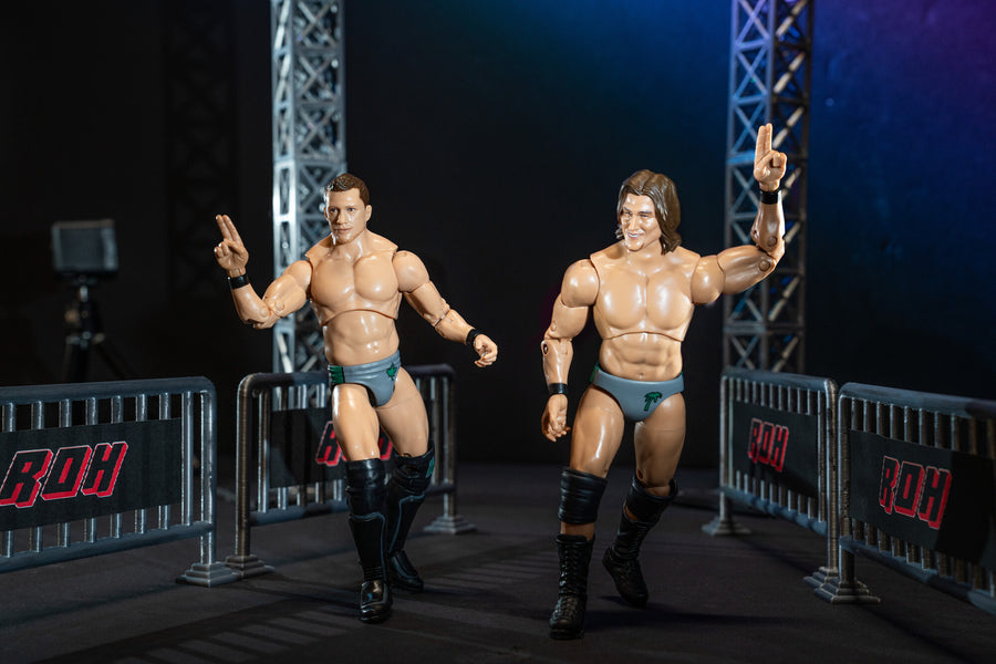 ROH Ring Of Honor - Adam Cole & Kyle O'Reilly Jazwares Vault Action Fi ...