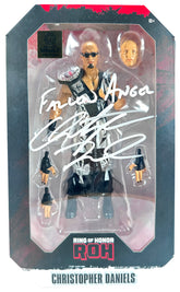 ROH Ring Of Honor - Christopher Daniels Jazwares Vault Action Figure * SIgned *