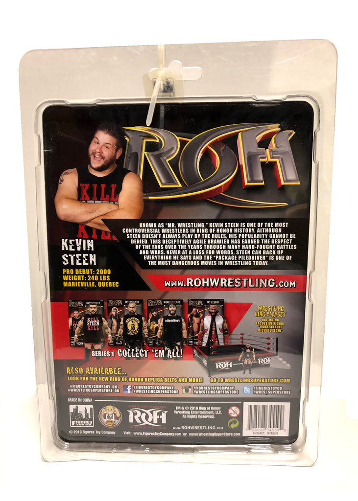 ROH - Kevin Steen : ROH Series 1 Action Figure * Hand Signed ...