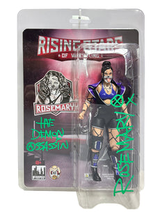 Rising Stars of Wrestling - Rosemary Action Figure * Hand Signed *