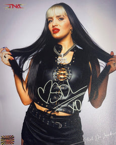 TNA - Steph De Lander "Knockouts 2026" Hand Signed 8x10 * Inc Hologram *