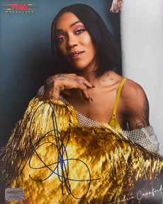 TNA - Victoria Crawford "Knockouts 2026" Hand Signed 8x10 * Inc Hologram *