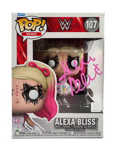 WWE Funko Pop Figure - Alexa Bliss #107 * Hand Signed * Packaging Issue