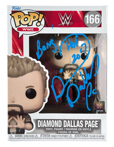WWE Funko Pop Figure - Diamond Dallas Page #166 * Hand Signed *