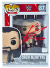 WWE Funko Pop Figure - Drew McIntyre #87 * Hand Signed - Packaging Issue