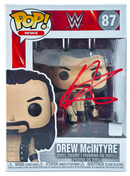 WWE Funko Pop Figure - Drew McIntyre #87 * Hand Signed - Packaging Issue
