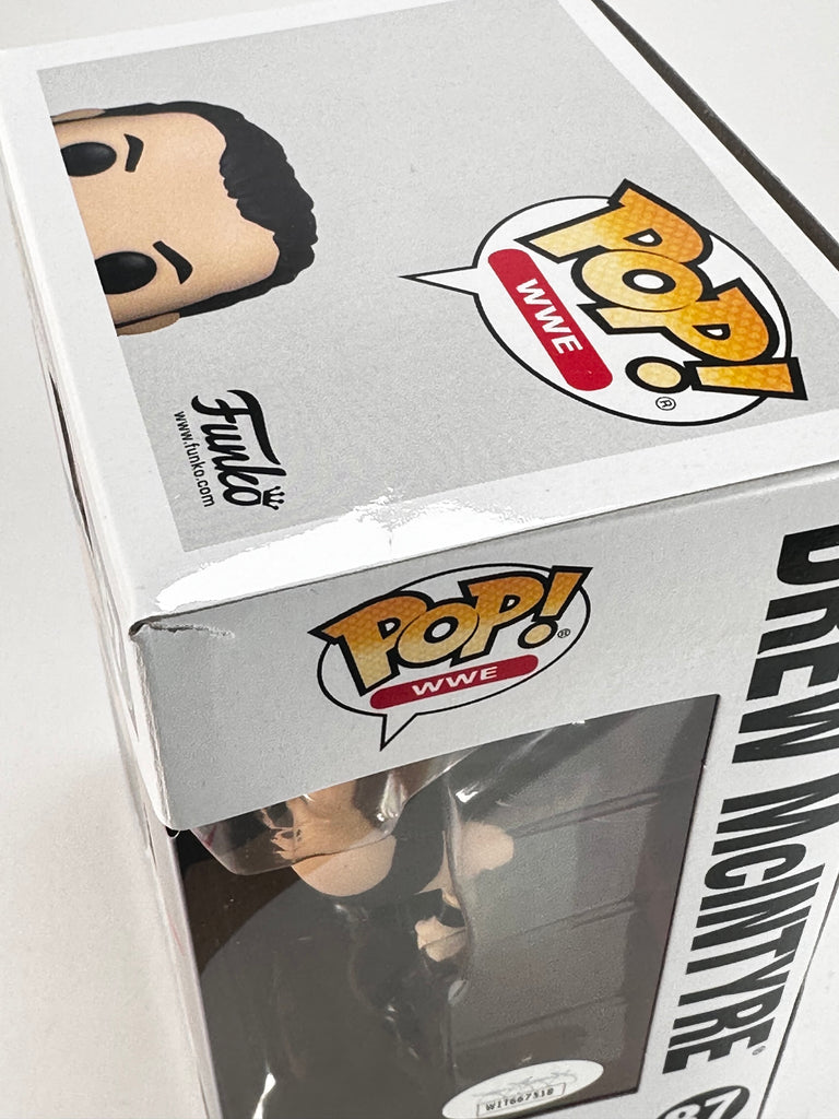 WWE Funko Pop Figure - Drew McIntyre #87 * Hand Signed - Packaging Iss ...