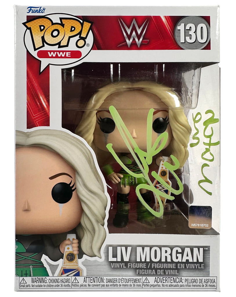 WWE Funko Pop Figure - Liv Morgan #130 * Hand Signed *