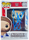 WWE Funko Pop Figure - AJ Styles #207 * Hand Signed *