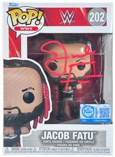WWE Funko Pop Figure - Jacob Fatu #202 * Hand Signed *