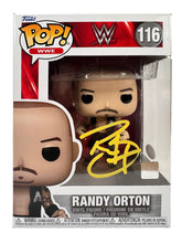 WWE Funko Pop Figure - Randy Orton #116 * Hand Signed * Yellow Auto - Packaging Issue