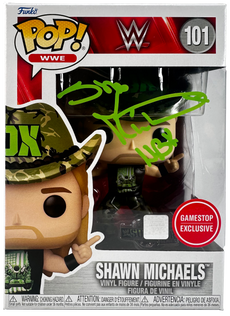 WWE Funko Pop Figure - Shawn Michaels #101 * Hand Signed *