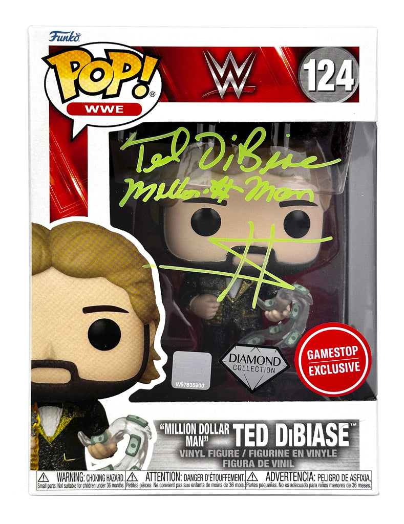 WWE Funko Pop Figure - Ted Dibiase #124 * Hand Signed ...
