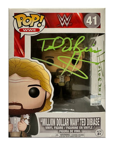 WWE Funko Pop Figure - Ted Dibiase #41 * Hand Signed * Packing Issue