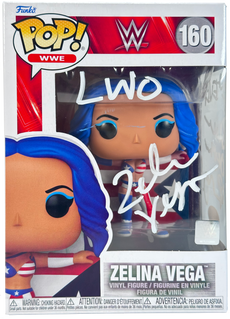 WWE Funko Pop Figure - Zelina Vega #160 * Hand Signed *